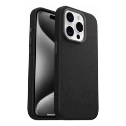 OtterBox Symmetry Cactus Leather Apple iPhone 15 Pro MagSafe Case Noir Ash (Black) (77-95749)DROP+ 3X Military Standard7 Years Warranty