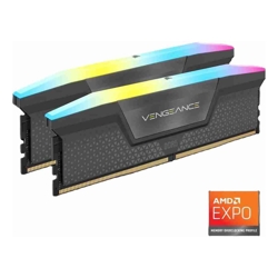 Corsair Vengeance RGB DDR5 16GB (2 x 8GB) DDR5 5200 CL40-40-40-77 1.25V Intel XMP  AMD EXPO GREY 288-pin DIMM RGB iCUE