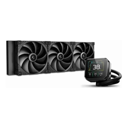 Deepcool SPARTACUS 420 Fully Customisable 6th Gen Liquid Cooler Thick Tracking Balancing Fans 3.4" IPS LCD