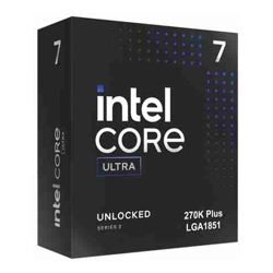 Intel *Limit 1 Unit per Customer* Intel BX80768270K Core Ultra 7 270K Plus LGA 1851 Socket 24 Cores 24 Threads Base: 3.7GHz Turbo: 5.5GHz Cache: 36MB TDP: 125W 3 Year Warranty