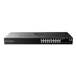 Grandstream | GWN7802P | Enterprise Layer 2+ ManagedPoE Network Switch 16 x GigE 4 x SFP