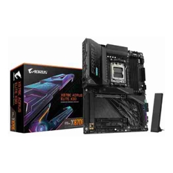 Gigabyte X870E AORUS ELITE X3D AM5 ATX Ryzen 9000/8000/7000 4xDDR5 256GB PCIe 5.0 M.2 USB4 Wi-Fi 7 BT 5.4 5GbE LAN ALC1220 HDMI Q-Flash Plus