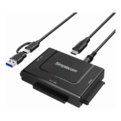 Simplecom SA492C SuperSpeed USB to 2.5" 3.5" &amp; 5.25" SATA/IDE Adapter with Power Supply