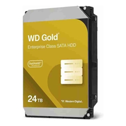 WD Western Digital Gold Enterprise Class SATA HDD 24TB 3.5" SATA 6Gb/s 7200 RPM CMR up to 291MB/s 512MB cache 5Years warranty