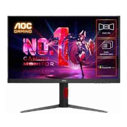 AOC *Sale Till 30th June 2026* AOC U27G4 27" 4K UHD Dual Refresh Rate Gaming Monitor 3840x2160 16:9 0.3ms 320Hz Adaptive Sync 2xHDMI 1xDP VESA Height Adjustable Pivot Swivel Tilt 3 Year Warr