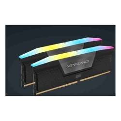 Corsair Vengeance RGB 64GB (2x32GB) DDR5 DRAM 6000MT/s CL38 Memory Kit Black