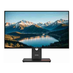 Lenovo ThinkVision T27QD-40 27" QHD Monitor IPS 2560x1440 16:9 Height Adjustable Tilt Swivel pivot Anti-GlarE DP HDMI USB-C Hub VESA Black 3YR