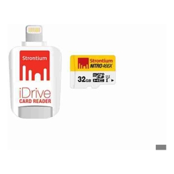 Strontium NITRO MicroSD Card with iDrive Card Reader 32GB