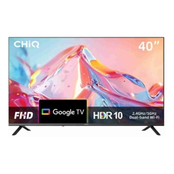 CHiQ 40S510M 40" FHD Google TV 200 NIT HDR10 / HLG Dolby DAP/DBX 200x200 VESA 3 YR LTD WTY