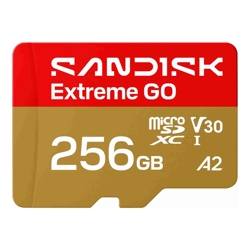 SanDisk 256G Extreme GO microSD UHS-I Card (SDSQXGN-256G-GN6MN)
