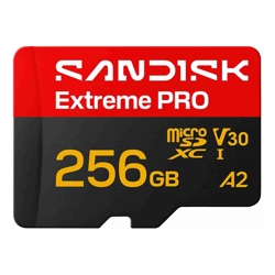 SanDisk 256G Extreme PRO microSD UHS-I Card (SDSQXCJ-256G-GS6MA)