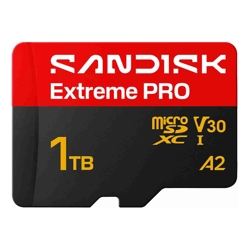 SanDisk 1T Extreme PRO microSD UHS-I Card (SDSQXCJ-1T00-GS6MA)