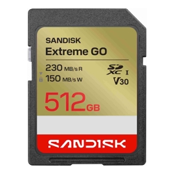 SanDisk 512G Extreme GO SD UHS-I Card (SDSDXGN-512G-GNCIN)