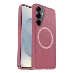 OtterBox Symmetry Clear Magnets Samsung Galaxy S25+ 5G (6.7") Case Foxberry (Pink) (77-97599) DROP+ 3X Military Standard 7 Years Warranty