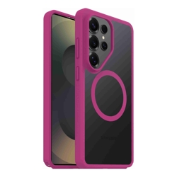 OtterBox React Magnets Samsung Galaxy S26 Ultra 5G (6.9") Case Rose Crystal (Clear/Pink) (77-99946)DROP+ Military Standard 7 Years Warranty