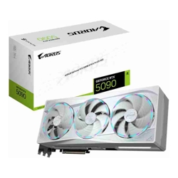 Gigabyte AORUS GeForce RTX 5090 STEALTH ICE 32G; NVIDIA RTX 5090/REV 1.0; PCI-E 5.0 x16/32 GB GDDR7/512 bit; DP*3/HDMI