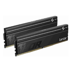 Lexar LD5U08G60C380V-RGD DDR5 UDIMM 16GB Kit (2 x 8GB) 6000 MT/s 1.35V CL38 THOR G2 OC HEATSINK BLACK INTEL XMP 3.0  AMD EXPO