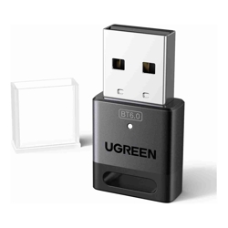 UGREEN 75073 Bluetooth 6.0 USB Dongle Adapter 20m Range 5 Device Connection Plug &amp; Play for PC/Laptop