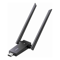 UGREEN 50341 AC1300 Dual-Band USB3.0 Wi-Fi Adapter 867Mbps 5GHz 2x 5dBi Antennas 50m Range for PC/Laptop