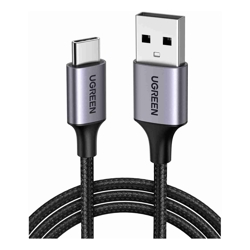 UGREEN 45071 USB A to USB C Cable Nylon Braided 3A Type C Cord Fast Charging cable 1M
