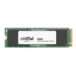 Micron Crucial E100 1TB Gen4 NVMe SSD 5000/4500 MB/s R/W 80TBW 350K/460K IOPS 1M hrs MTTF M.2 2280 PCIe4 3yrs ~Crucial P3 CT1000P3SSD8
