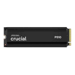 Micron Crucial P510 2TB Gen5 2280 NVMe M.2 SSD Heatsink 10000 / 8700 MB/s R/W 1200TBW 1.4M IOPS 1.5M hrs MTTF Full-Drive Encryption 5yrs