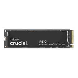 Micron Crucial P510 1TB Gen5 2280 NVMe M.2 SSD 11000 / 9500 MB/s R/W 600TBW 1.5M IOPS 1.5M hrs MTTF Full-Drive Encryption 5yrs