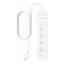Belkin SurgePlus 4-Outlet Surge Protector With 2x USB -C Port(30W) (SRB005AU2M) Heavy Duty 2M Power Cord 525 Joules $40000 CEW  2 Years Warranty