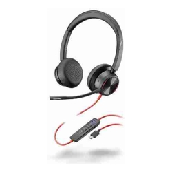 HP POLY BLACKWIRE 8225 STEREO MIC ROSOFT TEAMS CERTIFIED USB-C H EADSET USB-C/A ADAPTER