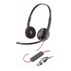 HP POLY BLACKWIRE 3220 STEREO USB -A HEADSET