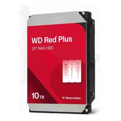 WD Red Plus 10TB 3.5" NAS HDD SATA3 7200RPM 256MB Cache 24x7 180TBW ~8-bays NASware 3.0 CMR Tech 3yrs wty (replacement of WD101EFBX)