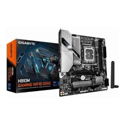 Gigabyte H810M G WIFI6 GEN5 MB Intel LGA 1851 ATX Motherboard 2x DDR5 ~128GB 1x PCI-E x16 1x PCI-E x1 1x M.2 4x SATA 3x USB 3.2 3x USB 2.0