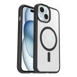 OtterBox React MagSafe Apple iPhone 17e /   iPhone 16e / iPhone 15 / iPhone 14 / iPhone 13 (6.1") Case Black Crystal (Clear/Black) 7 Years Warranty