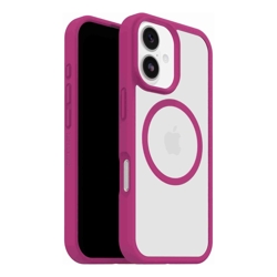 OtterBox React MagSafe Apple iPhone 17 (6.3") Case Rose Crystal (Pink/Clear) (77-98594)DROP+ Military StandardRaised Edges7 Years Warranty