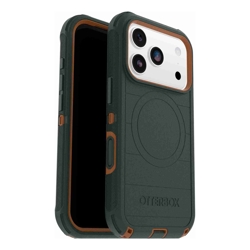 OtterBox Defender Pro MagSafe Apple iPhone 17 Pro (6.3") Case Green Intrigue (77-98388) DROP+ 7X Military Standard Tri-Layer 7 Years Warranty