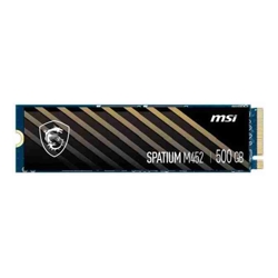 MSI SPATIUM M452 PCIe 4.0 NVMe M.2 500GB M.2 2280 PCIe Gen4x4 NVMe 1.4 3D NAND Phison E29T 3600/3100 MB/s 150TBW 5Y Wty