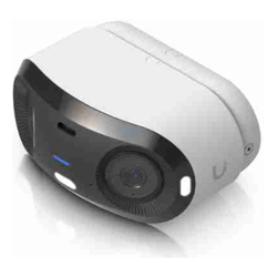 Ubiquiti G6 180 White Indoor/Outdoor Dual Sensor 16MP 20 FPS PoE+ Camera Multi-TOPS AI Engine Panoramic 180 Coverage.