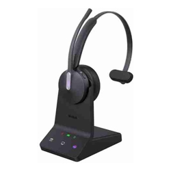 Yealink BH70-M-CH-MS-C/A Wireless  MS Mono Bluetooth Headset With Stand BT51 C TO A Adapter Black 2 Year Warranty