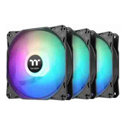 Thermaltake CL-F204-PL12SW-A LE 120 ARGB PWM Cooling Fan Fan: 120mm Airflow: 66.1CFM Noise: 25.2dBA Pack of Three 2 Year Warranty