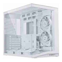 Lian Li PC-O11DMIV2FW O11D MINI V2 Flow ATX Case Tempered Glass Drive Bays: 2x2.5" SSD or 2x3.5"HDD Expansion Slot: 5 Fan: 120mm Motherboard Support:  ATX / Micro-ATX / Mini-ITX White 1 Year W