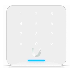 Ubiquiti Ubiquit Reader Flex White Third-generation NFC Card Reader With A Keypad  Apple Touch Pass Support Outdoor IP55 Power via POE