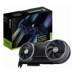 Gigabyte AORUS GeForce RTX 5090 INFINITY 32G 2655 MHz CUDA 21760 28 Gbps GDDR7 512 bit PCI-E 5.0 PSU 1000W DisplayPort 2.1b *3 HDMI 2.1b *1