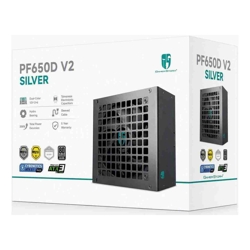 Deepcool PF650D V2 650W  Gamer Storm 80+ Silver/Cybenetics Non-Modular ATX Power Supply Taiwanese Capacitors ATX12V V3.1