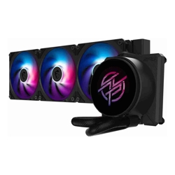 MSI MPG CORELIQUID P22 360 Black 360mm AIO 2.1" IPS LCD 540x540 3x120mm ARGB Fans 2000RPM 62.6CFM LGA1700/1851 AM4/AM5