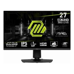 MSI MAG 275UPD E14 27-Inch 4K UHD Gaming Monitor 3840 x 2160 IPS 288Hz 1ms HDR ready Eye care Dual-Mode HDMI 2.1 DP 1.4a Frame-less Tilt/Height Adjustable Vesa Mount Black