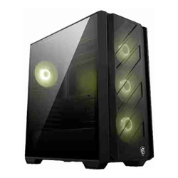 MSI MAG FORGE 330R AIRFLOW Mid Tower ATX Case Tempered Glass Drive Bays: 1x2.5" or 2x2.5"/3.5" Expansion Slot: 7 Fan: 120mm Motherboard Support: Micro ATX Mini ITX ATX 1 Year Warranty