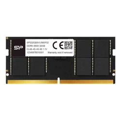 SiliconPower Silicon Power SP032GBSVU560F02 SODIMM DDR5 32GB(1x32GB) 5600MHz CL46 1.1V Limited Lifetime Warranty