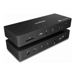 mbeat Thunderbolt4 / USB4 Docking Station 40Gbps Dual 4K/8K 96W PD 2.5GbE HDMI 2.1 12 Ports