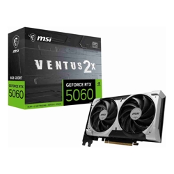 MSI nVidia GeForce RTX 5060 8G VENTUS 2X OC V1 GDDR7 128-bit 2527 MHz Boost PCIe 5.0 x16 3840 CUDA Cores 145W DP x3 HDMI x1 8K G-SYNC Y