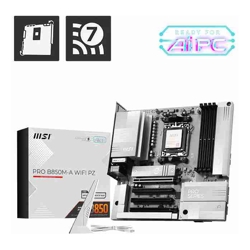MSI PRO B850M-A WIFI PZ AMD Ryzen 9000/ 8000/ 7000 AM5 DDR5 256GB PCIe 5.0 2x M.2 Wi-Fi 7 5G LAN Back-Connect